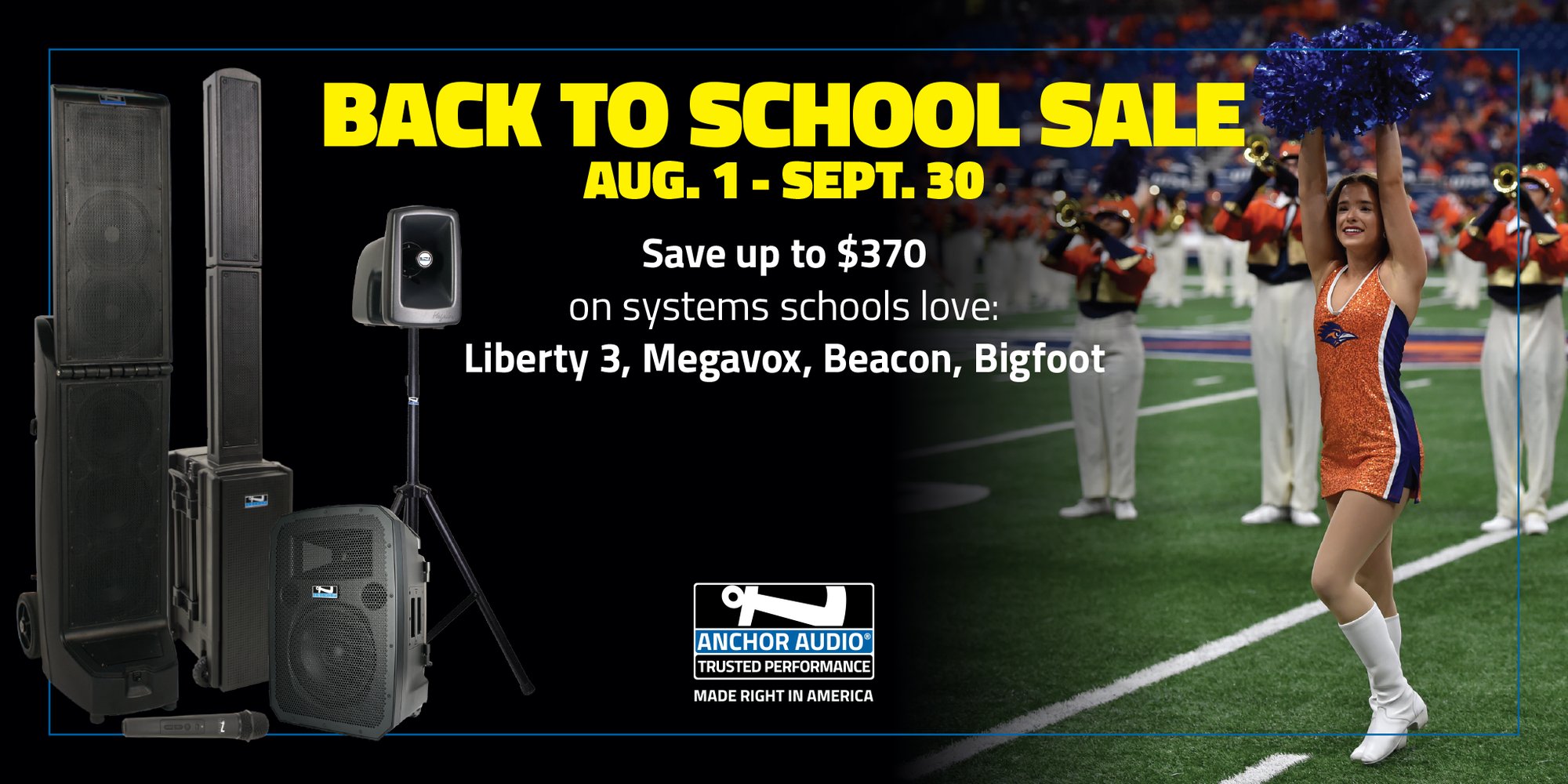 Anchor Audio Portable PA System Back to School Sale